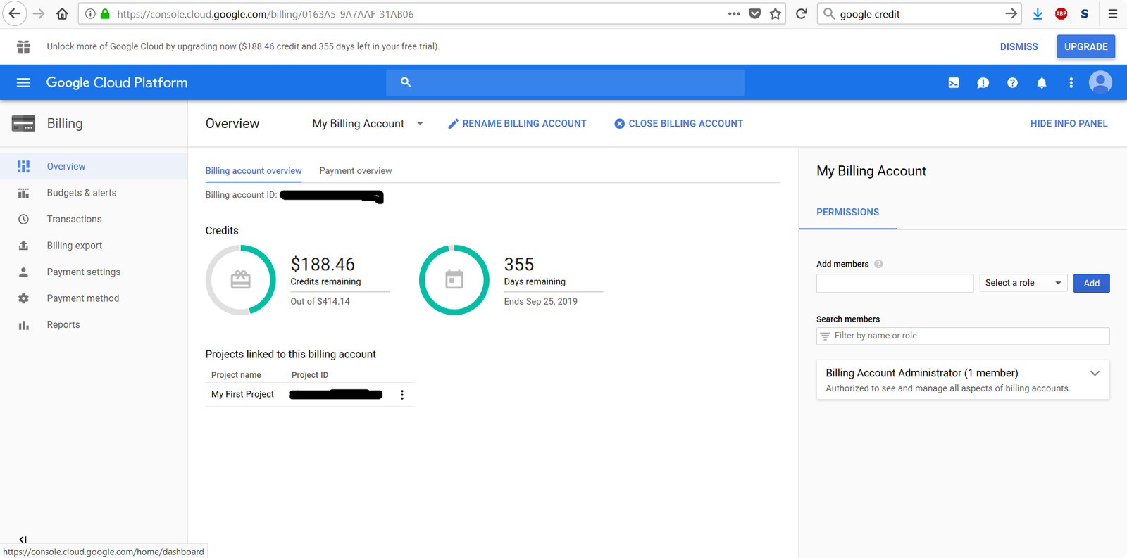 buy Google Cloud credits